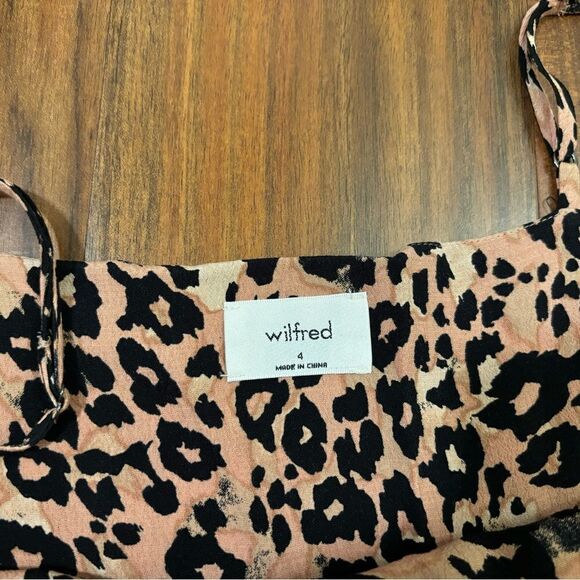 Wilfred Aritzia cheetah/leopard print mini dress - Picture 5 of 6